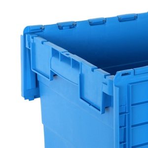 80 <span class=keywords><strong>Litres</strong></span> Lourds Logistique Industrielle en <span class=keywords><strong>Plastique</strong></span> Empilable Empilable Déplacement Entrepôt Boîtes Chiffre D'affaires Caisses En <span class=keywords><strong>Plastique</strong></span> - Product Image 4