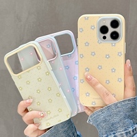 Coque de téléphone esthétique mignonne pour iPhone 17 16 15 Pro Max, motif nœud papillon, marguerite, pois, cœur, floral, en TPU souple, style Kawaii Girly
