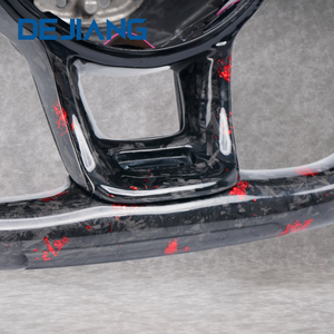 Volant en fibre de carbone forgé pour Volkswagen MK6/MK7 <span class=keywords><strong>Golf</strong></span> 7 GTI/R 2013-2020 Passat B7/B8 Accessoires intérieurs de voiture personnalisés - Product Image 4