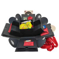Carpas de Regalo Sorpresa Hechas a Mano de Alta Gama con Explosión de Brillo para Cumpleaños, Aniversarios, Bodas - Álbum de Fotos Personalizado y Scrapbook