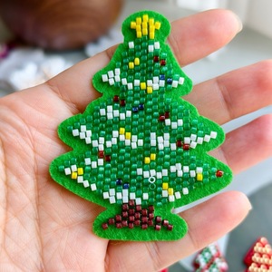 Perles pour machine à broder, broderie <span class=keywords><strong>de</strong></span> perles, patchs brodés pour <span class=keywords><strong>sapin</strong></span> <span class=keywords><strong>de</strong></span> Noël, autocollants, accessoires pour vêtements et sacs, décoration - Product Image 4
