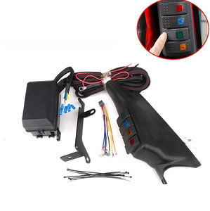 Nouvel ensemble de commande de panneau à 4 voies pour montant A, 12V, côté conducteur, pour modèles <span class=keywords><strong>JK</strong></span> <span class=keywords><strong>ABS</strong></span> 2011-2017, accessoires de modification Jeep - Product Image 1