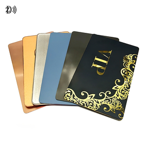 Tarjetas de visita de metal NFC con chip RFID de membresía de acero inoxidable personalizadas - Product Image 4