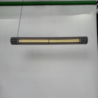 Abat-jour acoustique KINGMAN sur mesure, luminaire suspendu acoustique, réduction du bruit, matériau pour luminaire de plafond
