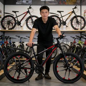 Vélo <span class=keywords><strong>VTT</strong></span> personnalisé haute performance 26 pouces, suspension intégrale, potence réglable pour adolescents et étudiants, cyclisme tout-terrain - Product Image 2