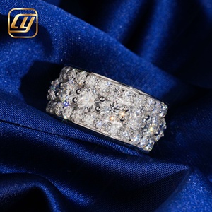 Anillo de Diamante Cultivado en Laboratorio con Certificado IGI, Oro Blanco para Mujer, Corte Brillante Redondo, Anillo de Compromiso de Lujo con Pavé Completo - Product Image 3