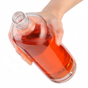 Tùy Chỉnh Rõ Ràng Glass Rượu Chai 500Ml 700Ml 750Ml Cho Vodka Whiskey Gin Rum Tequila Rượu Vang Rượu Vang Brandy Nút Chai Màn Hình In Ấn - Product Image 6