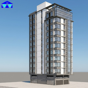 Estructura de Acero de Alta Precisión con Columnas Soldadas para Edificios de Apartamentos y Jardines - Product Image 6