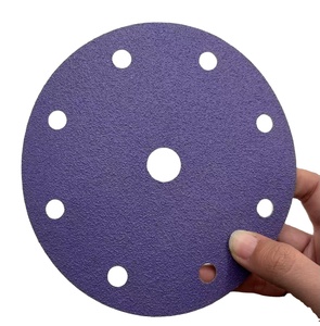 Disques abrasifs en céramique autocollants à dos en film violet pour le <span class=keywords><strong>bois</strong></span> et le métal - Product Image 5