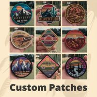 Patchs personnalisés en gros, thermocollants, 3D, avec logo personnalisé, badges appliqués, brodés, à coudre ou à repasser pour vêtements