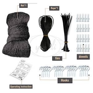 <span class=keywords><strong>Filet</strong></span> <span class=keywords><strong>de</strong></span> sécurité <span class=keywords><strong>pour</strong></span> <span class=keywords><strong>balcon</strong></span> <span class=keywords><strong>pour</strong></span> <span class=keywords><strong>chat</strong></span> en acier noir renforcé, vente chaude 2025 - Product Image 3