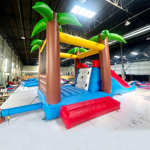 Trampolim inflável Jumping Castle Bouncy House com Slide Inflável Bouncer Combo - Product Image 1