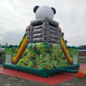 Parc gonflable giant commercial grade <b>inflatable</b> panda bouncer and slide combo kids bounce house for sale - Product Image 5