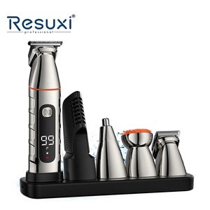 Resuxi LK-892 5-in-1 Mens râu grooming Set từ cắt đầu toàn bộ cơ thể rửa tóc tông đơ 4 hạn chế Lược - Product Image 1