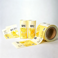 Film rétractable thermoscellé durable à succès, impression personnalisée, étiquette rétractable pour l'emballage des bouteilles de boissons
