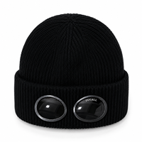 Bonnet en coton rayé personnalisé avec logo imprimé, accessoires pour l'automne et l'hiver, unisexe, chaud, pour le voyage et l'usage quotidien, vente en gros usine