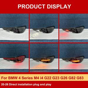 Fanali Posteriori Laser J ONE CSL per <span class=keywords><strong>BMW</strong></span> Serie 4 M4 I4 <span class=keywords><strong>G22</strong></span> G23 G26 G82 G83 2020-2026 Luci Posteriori Personalizzate Modificate Plug and Play - Product Image 3