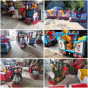 Train électrique miniature pour enfants, manège ludique populaire pour centres commerciaux et parcs d'attractions - Product Image 2