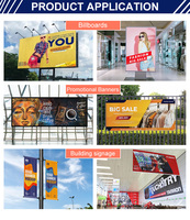 Bâche écologique 100% PE avec solvant. Bannière publicitaire en Flex d'impression UV à solvant écologique, bannière frontlit