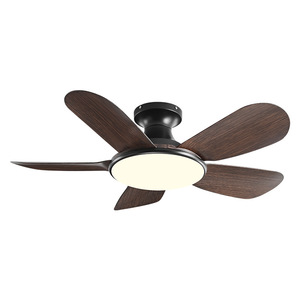 <b>Ceiling</b> <b>Fan</b> Light With Led Fixed Blade Flush Mount For Living Room Dining Room Bedroom 220V 15-30 Sqm Irradiation Area - Product Image 3