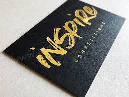 Luxury Gold Foil Embossed Recycled Black Business Cards Custom Visiting Cards Coated Paper Golden Border Edge - Product Image 3