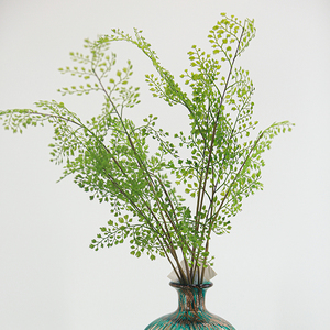 Réaliste Latex Artificielle Petit Os Noir Fougère Réaliste <span class=keywords><strong>En</strong></span> <span class=keywords><strong>Pot</strong></span> Ornement pour Fête De Mariage Centre De Table Événement Décoration Cadeau - Product Image 2