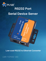 Servidor de puerto serie USR 302 RS232 a Ethernet TCP/IP Equipo de red para comunicación y redes