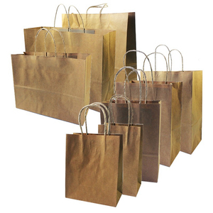 <span class=keywords><strong>Sac</strong></span> en papier <span class=keywords><strong>kraft</strong></span> avec logo personnalisé, fourre-tout de bonne qualité avec poignée, sacs personnalisés - Product Image 2