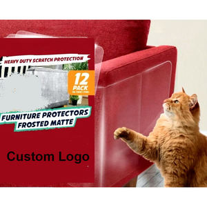 Ruban anti-griffures pour animaux <span class=keywords><strong>de</strong></span> compagnie, personnalisé en usine, anti-explosions, avec <span class=keywords><strong>adhésif</strong></span> acrylique, matériau PET pour la <span class=keywords><strong>protection</strong></span> des meubles, des canapés et des portes - Product Image 1