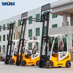 Yuli China Factory Cheap Portable Battery Forklifts Truck Fast Delivery Farm Use New Electric Forklift