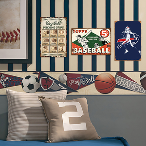 Personalized Baseball Tin Signs Vintage Retro <strong>Printing</strong> Ball Game Competition Metal <strong>Plates</strong> for Wholesale - Product Image 6