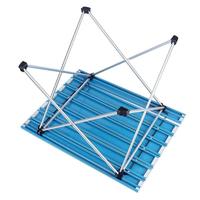 Tragbarer Moderner Klappbarer Camping-Esstisch |   Outdoor-Picknick-, Strand- und Reise-Aluminiumtisch |   Leichtgewichtig, verstellbar, einfach zu transportieren
