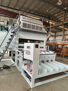 Machine semi-automatique rotative WANYOU pour <span class=keywords><strong>la</strong></span> fabrication de barquettes à œufs en papier, <span class=keywords><strong>ligne</strong></span> de production de moulage de pâte à papier 25-50KW, garantie 1 an, moteur, pompe - Product Image 6