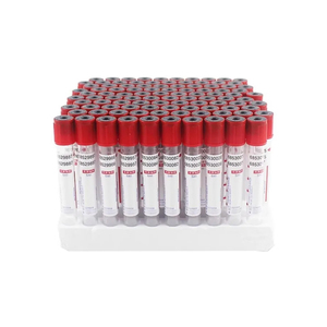 Penjualan Panas Tabung Tes Pengambilan Darah Hewan 5ml Bahan PP Tutup Merah Tanpa Bahan Tambahan CE - Product Image 3