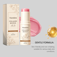 Baume hydratant multi-usage portable au collagène pour le visage, texture lisse, pour peaux à tendance acnéique, équilibre du sébum, hydratation quotidienne