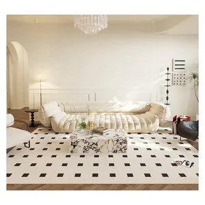 high quality machine print loop pile wool durable carpet rug for hotel room rugs and carpets 1 piece custom black white carpet