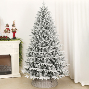 Árbol de <span class=keywords><strong>Navidad</strong></span> Artificial <span class=keywords><strong>Moderno</strong></span> con Nieve Artificial, Blanco, 150/180/210/240 cm, para Decoración del Hogar, Gran Venta - Product Image 4