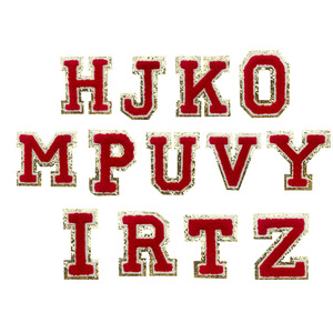 26 chữ cái tiếng anh thêu bản vá máy <span class=keywords><strong>t</strong></span>ính PVC cho quần áo Công nghệ vải 3D cho áo khoác ngọn và nhiều hơn nữa xuyên biên giới - Product Image 2