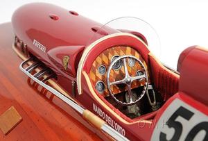 Ferraari Hydroplane Modèle 90 cm Fabriqué À La Main En Bois Navire avec Présentoir Accueil Thème Souvenir Collection Décor Cadeau En Gros - Product Image 3