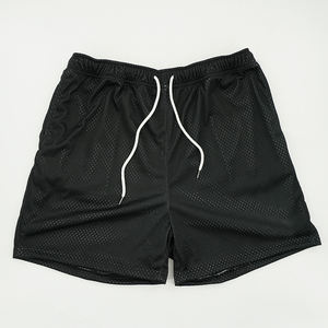 Heavyweight <b>5</b> <b>Inch</b> <b>Inseam</b> Polyester Oversized <b>Men's</b> <b>Shorts</b>, Drawstring Spandex Sublimation Loose Mesh <b>Shorts</b> for <b>Men</b> - Product Image 3