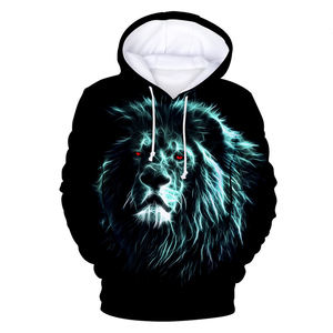 Sweat à capuche camouflage New Blood Inspirational Lion King imprimé numérique 3D motif floral mode jeune homme tricoté respirant automne - Product Image 3