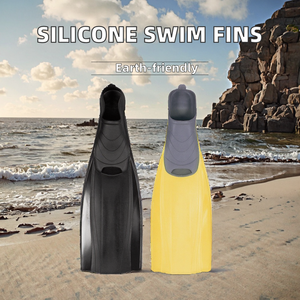Aletas de Natación para Adultos con Diseño de Pie Completo, Precio de Fabricante, TPR y Silicona Ecológicas, Pala Corta para Snorkel y Natación - Product Image 2