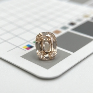 Diamante coltivato in laboratorio sfuso, taglio Old <span class=keywords><strong>Mine</strong></span> ovale a cuscino, colore Champagne, per la creazione di anelli, orecchini, pendenti e gioielli - Product Image 5