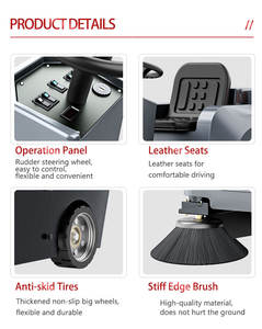 扬子S4高品质清洗机汽车扫地机扫地机工业骑扫地机 - Product Image 3