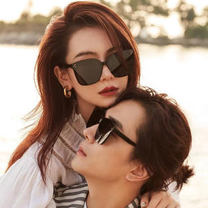 Gafas de sol polarizadas para mujer Gm Uv400 tipo 3 con lentes de 3 piezas y montura blanca lechosa para protección solar a la moda - Product Image 4