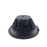 Disipador de Calor para LED y Motor de Uso Industrial, Personalizado, de Alta Calidad, de Aleación de Aluminio Fundido a Presión, con Recubrimiento en Polvo y Mecanizado CNC