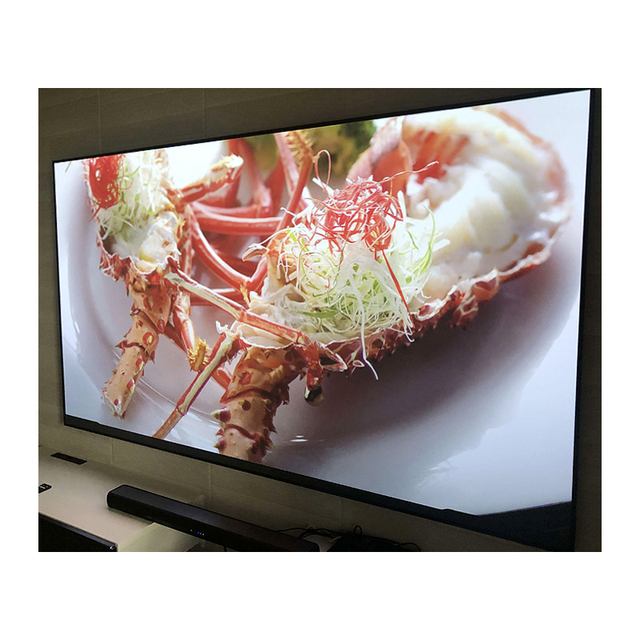 16:9 ALR Home Theater System Fixed Aluminum Alloy Frame Projector Screen Ideal for Ultra Short Throw Ambient Light Rejection