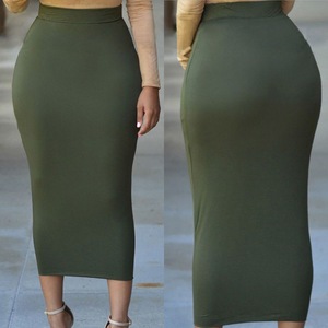 Thời Trang Mùa Hè Sexy <span class=keywords><strong>Polyester</strong></span> Rắn Màu Bọc <span class=keywords><strong>Maxi</strong></span> Váy Cho Phụ Nữ - Product Image 4