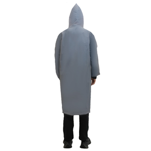 Pioggia impermeabile per esterno con cappuccio di dimensioni maggiori per Poncho leggero riutilizzabile da <span class=keywords><strong>donna</strong></span> antipioggia usa e getta - Product Image 2