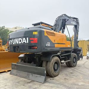 Excavatrice sur pneus Hyundai 210HD d'occasion, 21 tonnes, d'origine coréenne, hydraulique, faible nombre d'heures de travail, à vendre - Product Image 5
